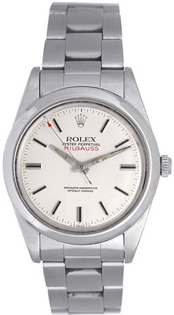 Rolex Vintage Milgauss Second Generation Mens Steel Watch 1019  