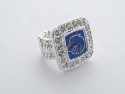 Boise State Broncos Stretch Ring Jewelry BSU  