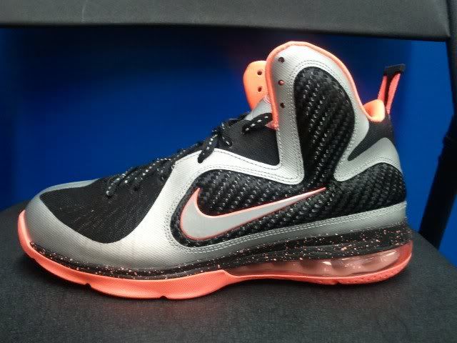 NIKE LEBRON 9 MANGO 469764 005 CANNON CHINA BHM MIAMI HURRICANE 