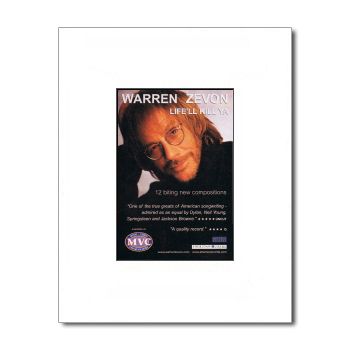 WARREN ZEVON   Lifell Kill Ya   Matted Mini Poster  