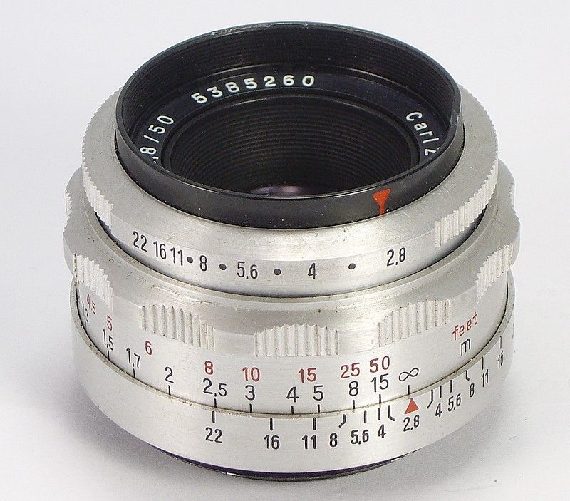 Zeiss Tessar 2,8/50mm #5385260 Contax S Pentax M42  