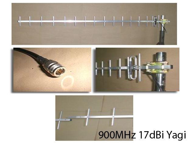 900 928 MHz ZDA Yagi Antenna 17dBi 900MHz 928MHz use with Canopy 