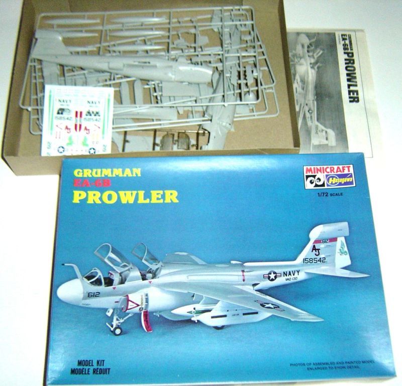 Hasegawa Grumman EA 6B Prowler model 1/72 kit 1137  