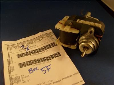 SMALL AC MOTOR PEERLESS # 3553 120V 60Hz 0.66A CNT DTY  