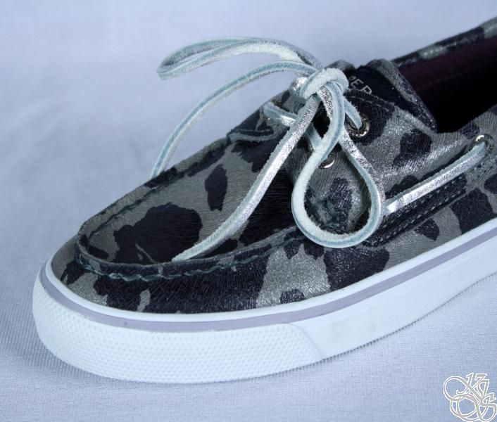 SPERRY Top Sider Bahama Marble Cheetah Womens Boat Shoes New  