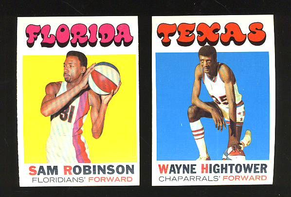 1971 TOPPS BASKETBALL ABA LOT OF 29 DIFFERENT NM *12234  