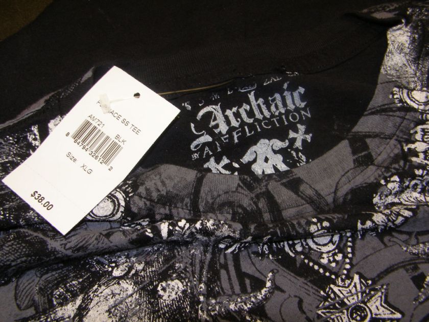 BRAND NEW Archaic by Affliction Furnace T shirt, with tags. Size M 