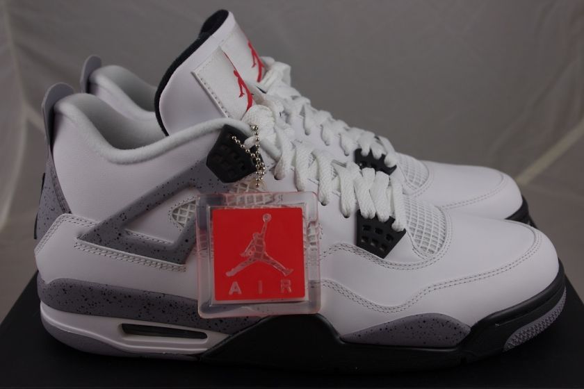 2012 JORDAN IV 4 Retro WHITE CEMENT GREY sz 9~13 Space Jam Concord XI