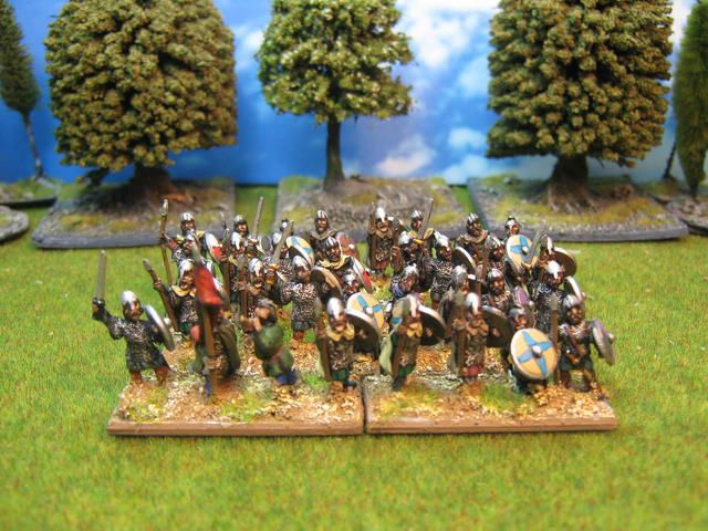 15mm Ancient DPS painted ESaxon Noble Warriors EXSA002  