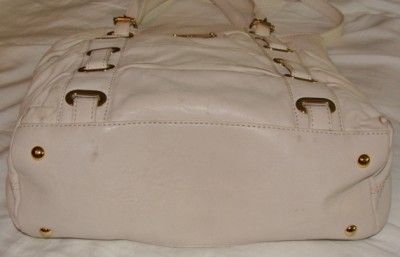   Kors Ruched Gansevoort Large Tote SKU# 18023 Vanilla Leather  