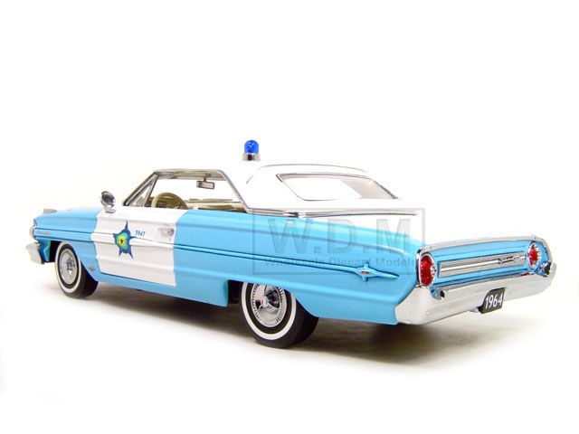 1964 FORD GALAXIE 500 XL POLICE 118 DIECAST MODEL  