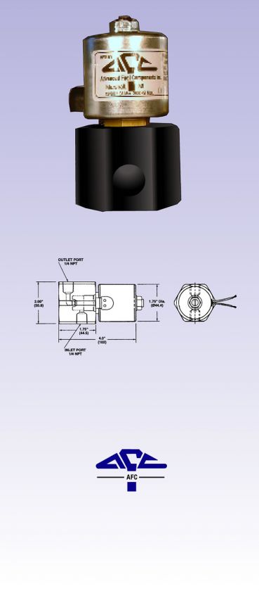 AFC High Pressure Natural Gas CNG Valve LPG Solenoid  