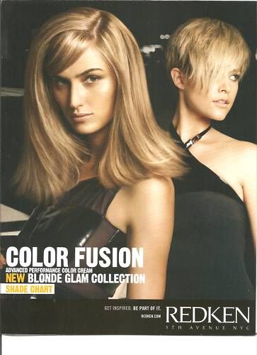 Redken Color Fusion Hair Color Shade Chart NEW 2010  