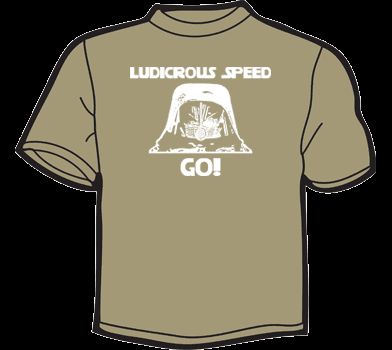 LUDICROUS SPEED T Shirt MENS funny vintage spaceballs  