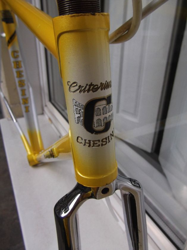 VINTAGE CHESINI CRITERIUM FRAME SET VGC S52 COLUMBUS CAMPAGNOLO 