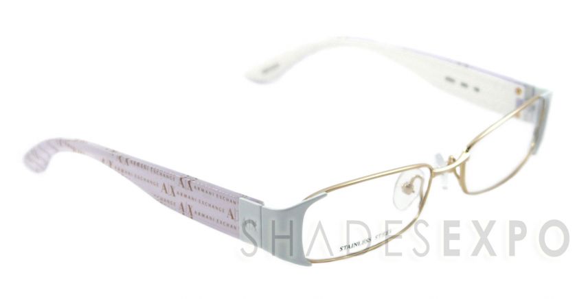 NEW Armani Exchange Eyeglasses AX 231 WHITE D4G AX231 AUTH  