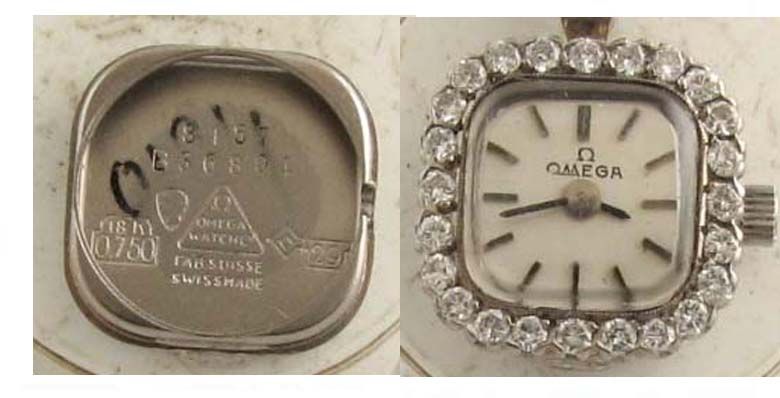 Stunning 18k Gold & Diamond Omega Ladies Watch 1968  