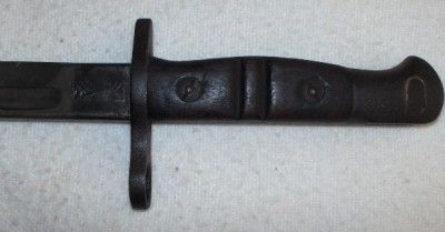 WW1 BRITISH ARMY P13 REMINGTON BAYONET & SCABBARD.  