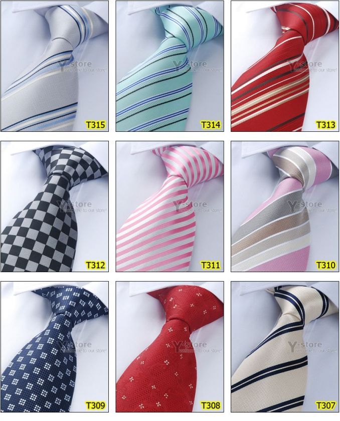 PCS 100% Wove Silk Luxury Mens Necktie 4 Wide Tie  