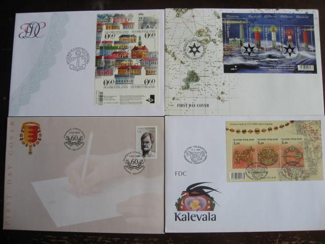 FINLAND 16 different FDCs quite a worthwhile group  