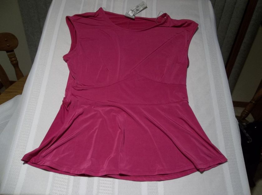 WORTHINGTON WOMENS CAMI TOP SIZE LARGE POSH PINK NWT  