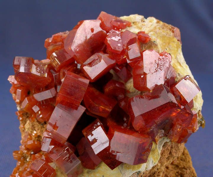 WORLDCLASS GEMMY FIRE RED VANADINITE + BIG CRYSTALS  