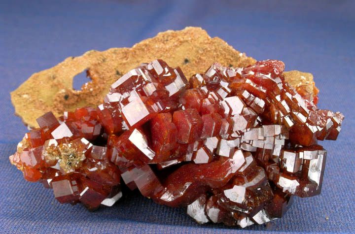 WORLDCLASS GEMMY VANADINITE GROUP, BIG CRYSTALS, WOW  