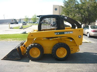 2006 JOHN DEERE 317 SKID STEER LOADER TURBO SERVICED WORK READY NICE 