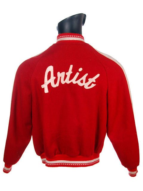   Jacket Artist On Back Deerfoot Sportswear Woonsocket 1960s M  