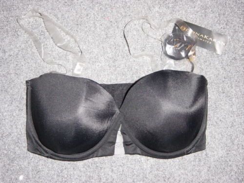 DONNA KARAN INTIMATES STRAPLESS #353415 BRA BLACK 34D  