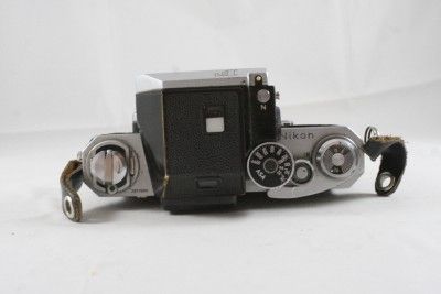 EARLY NIKON F FT PROFESSIONAL 35MM FILM SLR CAMERA BODY W/ PHOTOMIC T 