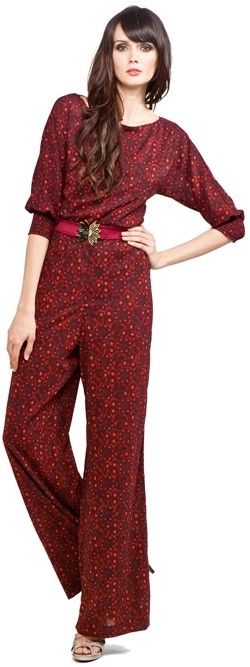   Jumpsuit M 6 8 UK 10 12 NWT $440 Wide Leg Seen On Celebrity  