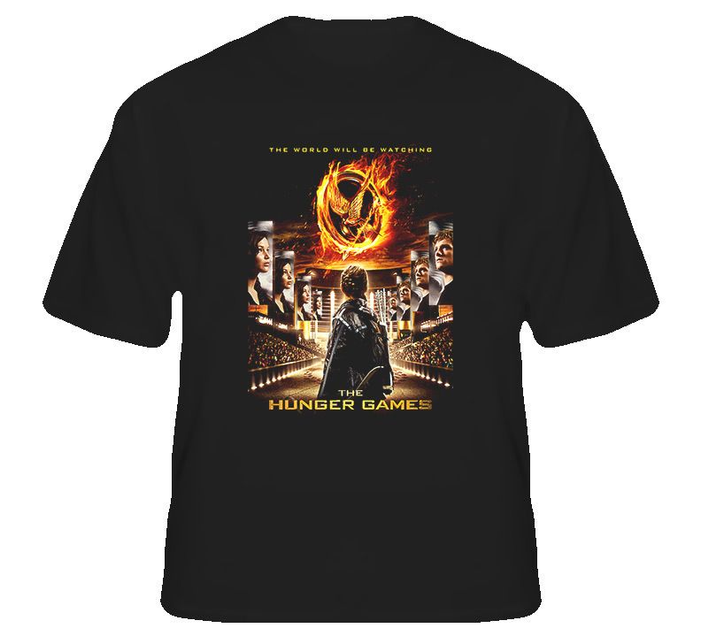The Hunger Games action movie 2012 T Shirt ALL SIZES  