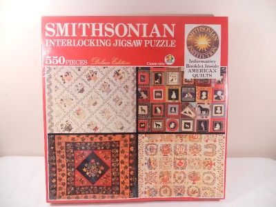   Puzzle American Quilts #4809 550 pc. Unopened box is dented  