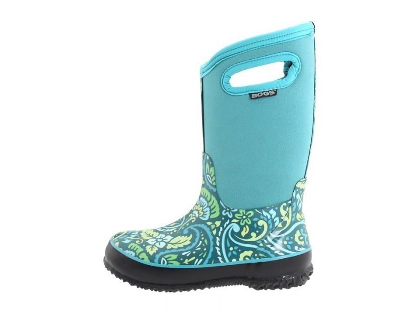 Bogs Girls Classic High Tuscany Aqua Rubber Boot 52503  