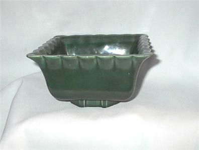 Vintage Dark Green WILHITE OF CALIFORNIA Planter  