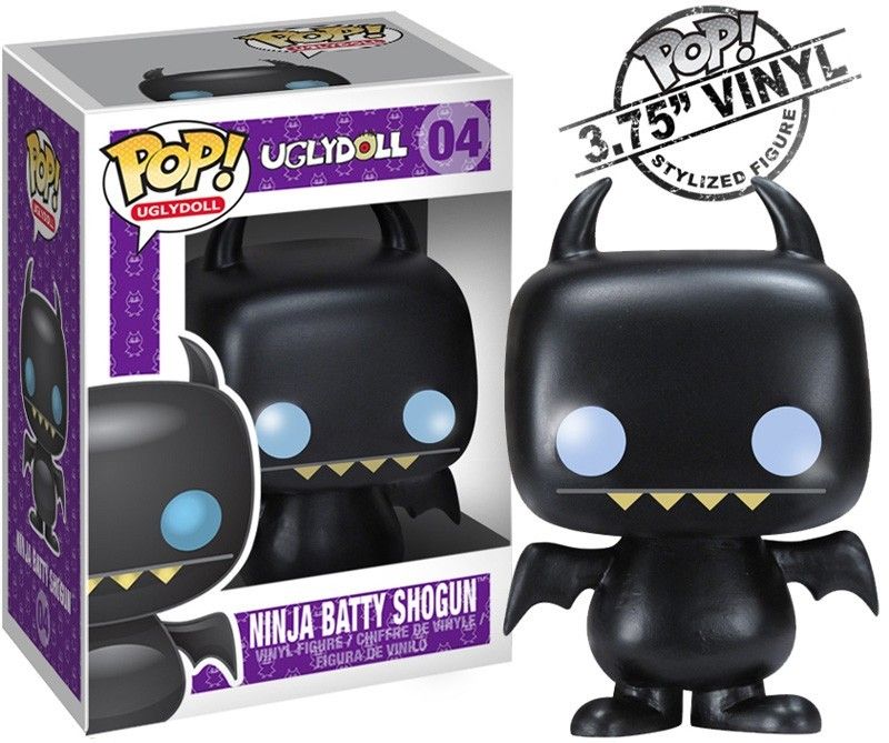   Pop Uglydoll  Ninja Batty Shogun  3.75 Vinyl Anime Figure  