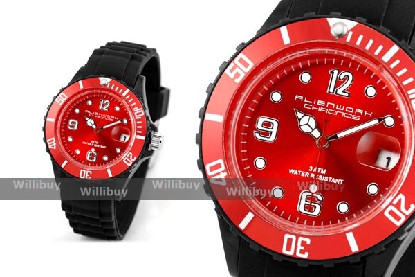   Style Wristwatch/Watch Fashion Black + Ice Colorful U VS028.02  