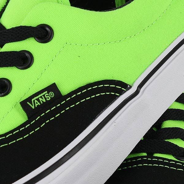 VANS ERA NEON GREEN BLACK UNISEX MENS US SIZE 7.5, WOMENS 9  