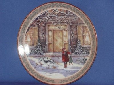 HARROP HOMESTEAD TRISHA ROMANCE CHRISTMAS PLATE  