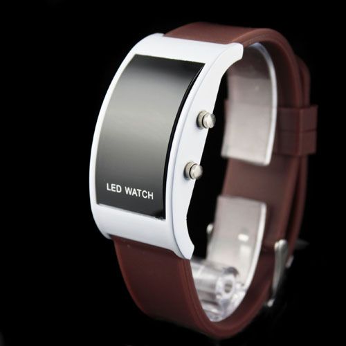 China New Years Promotional Cheap LED Unisex Silicone Wrist Watch 