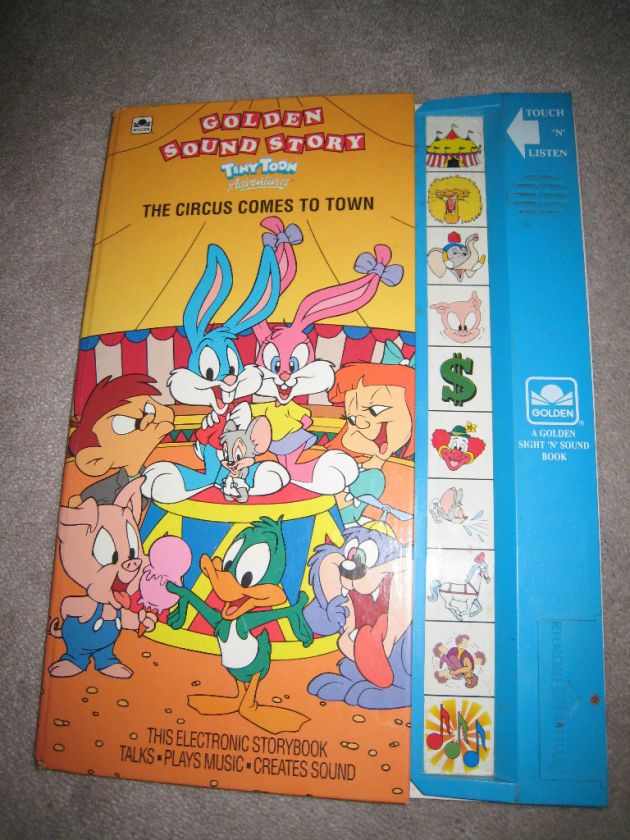 Vintage Tiny Toon The Circus Comes To Town Golden Sight N Sound 