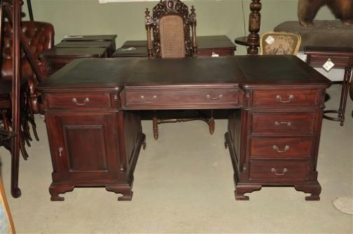 Solid Mahogany Partners Desk Nice Model  