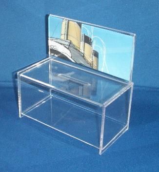 Large Acrylic Charity Fundraiser Donation Box  