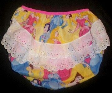   PRINCESSES DRESS & RUMBA DIAPER COVER Waterproof PUL, by LL  