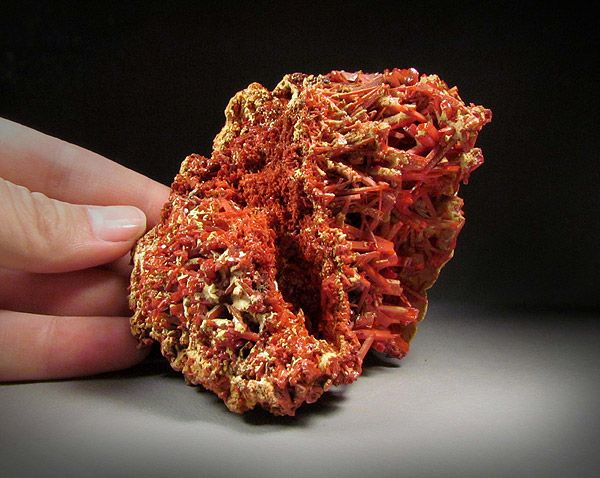 Crocoite, Adelaide Mine, Tasmania  