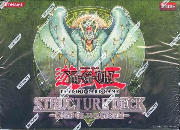 YUGIOH LORD OF THE STORM STRUCTURE DECK BOX  