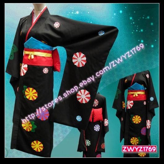 Jigoku Shoujo Hell Girl Kimono Cosplay Costume CUSTOM  