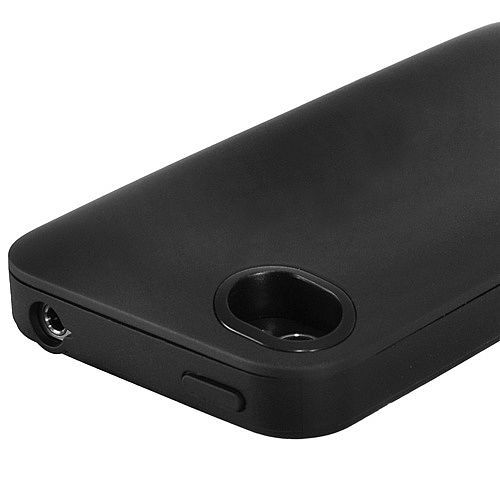 Seidio Surface Plus Power Charging Case Combo for iPhone 4 / 4S (Black 