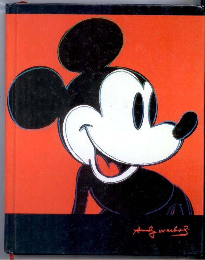 Andy Warhol Mickey Mouse Journal/Scetch Book  